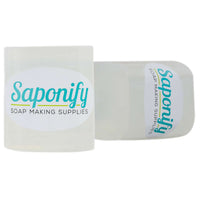 Two blocks of Saponify clear glycerin melt and pour soap base